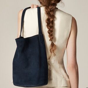 J Crew Berkeley Bucket Bag in Suede